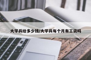 大学兵给多少钱/大学兵每个月有工资吗
